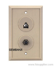 Flush Plate For Telephone Jack And F-81?