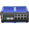 Industrial PoE Managed Ethernet Switch 8*10/100/1000Base-TX+2*SFP Uplink-Port