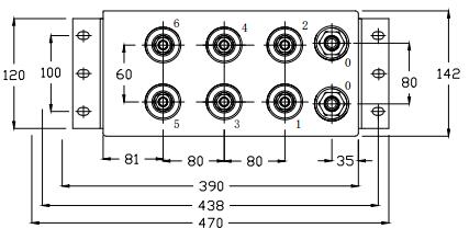 RFM series 3000Hz IF induction heating capacitors