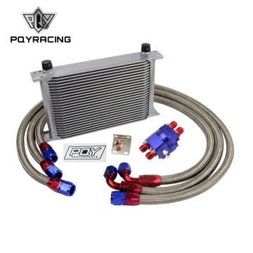 Universal Oil Cooler Kit with Filter Relocation and PQY Sticker