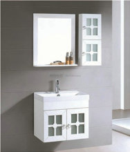 white bathroom vanity