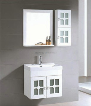 white bathroom vanity