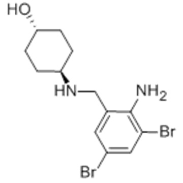 Nombre: Ciclohexanol, 4 - [[(2-amino-3,5-dibromofenil) metil] amino] -, trans-CAS 18683-91-5