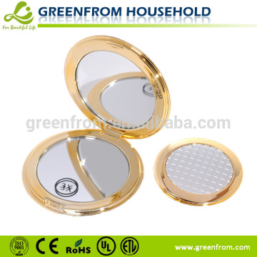 Round Plastic Pocket Make up Mirror