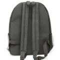 Grey Customized Polyester Boy School Bag Simple Backpack