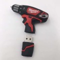 Unidad flash USB personalizada de taladro eléctrico de dibujos animados