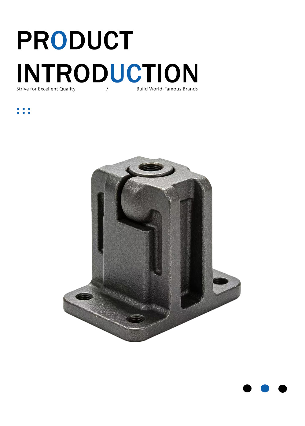 Литье корпуса электрической дверной петли Electric Door Hinge Housing Casting