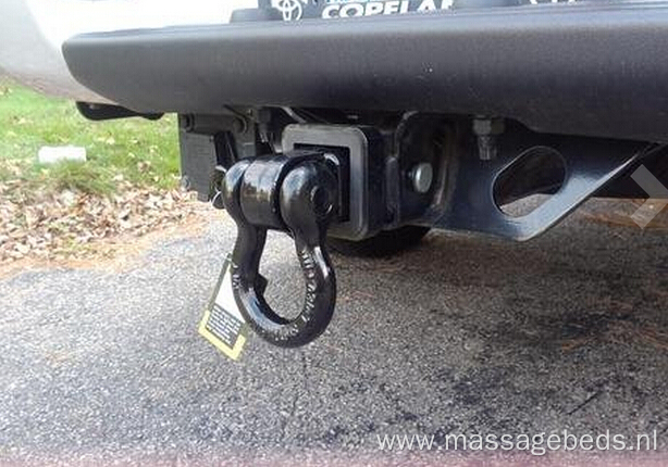 Black Coated 3/4'' Shackle Hitch Set