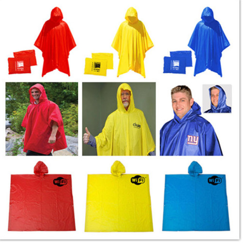 PVC regenponcho met op maat gemaakte logoprint