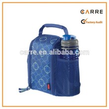 trendy men lunch cooler bag with drink holder