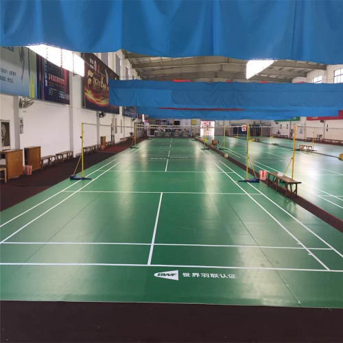 พื้นสนามแบดมินตัน PVC BWF Approved