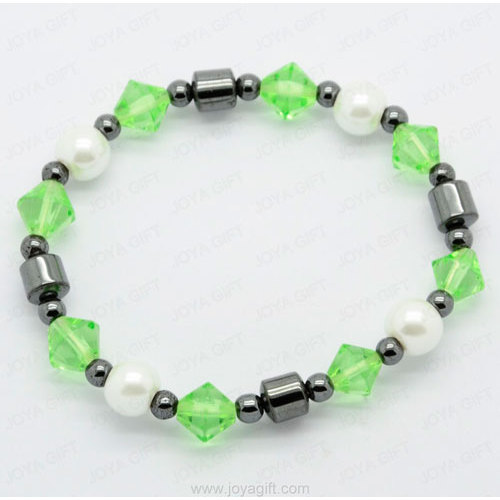 crystal hematite bracelet