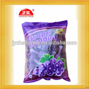 Grape shape fruit jelly pudding