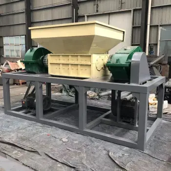 Metal Crushing Machine Waste Rubber Shredder Tyre/metal Shredder Machine Tyre Crushing Machine