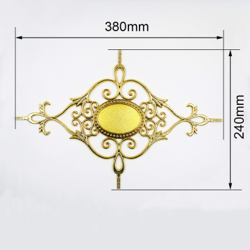 LENWA ALUMINIUM Charming Georgian Bar Ornament with Imitation Precious Stones