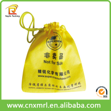 Waterproof 100% Polyester Drawstring Zipper String Bag