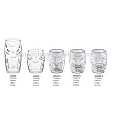 Promotional hot selling human face wine glass