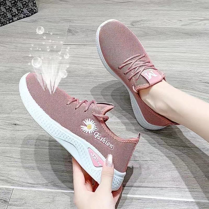 2021 New fashion Little Daisy mesh sports shoes versatile student shoes mom shoes running footware