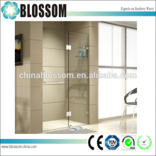 Adjustable aluminum frame shower glass pivot door