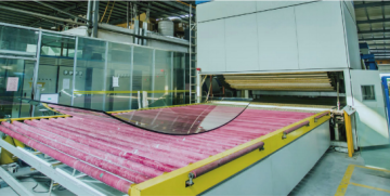 Tempered curved glass, bend tempered glass