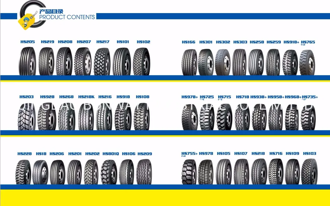 Chinese Top Quality Brand Truck Tyre Bus Tyre OTR Tyre with Low Price