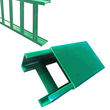Professional Factory Supply Heavy Duty Colored Steel Fibreglass FRP Ladder Type Cable Tray