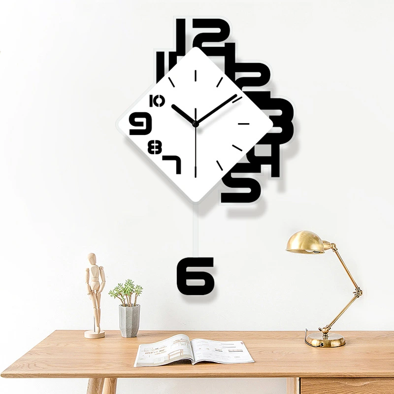 Creative Fashion Wall Clock Acrylic Wall Clock for Decoration