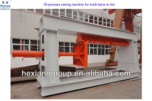 hi-pressure casting machine for washbaisn or rim(santiary ware)