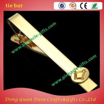 shiny gold decoration tie bars promotional gifts