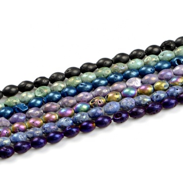 Customizable Druzy Agate Geode Beads for Jewelry Making