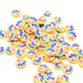 New Charms Bunte runde orange geformte Polymer Clay handgemachte Handwerk Ornamente Diy Nail Arts Clay Factory Supply