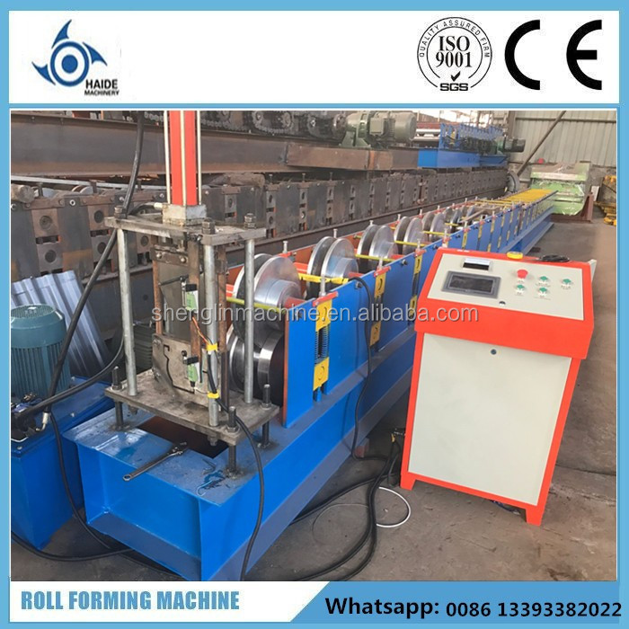 Customized roll forming machine for rain gutters