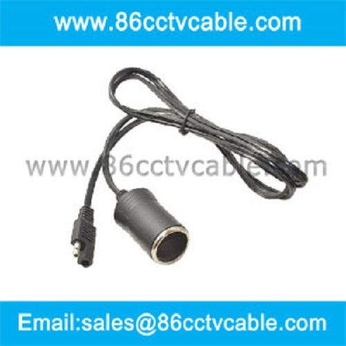 Car Cigarette Lighter Plug to SAE Quick Disconnect Adapter Extension Charging Cable