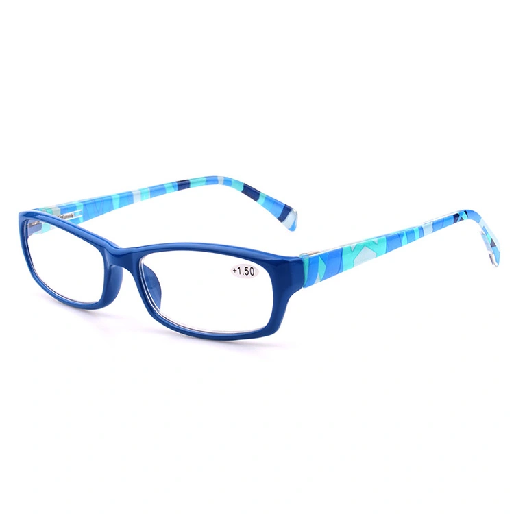 2018 Colorful Spring Hinge Reading Glasses with Hot Transfer