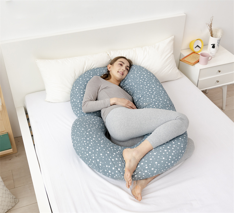 Almohada de embarazo de maternidad de cuerpo completo embarazada de cuerpo personalizado