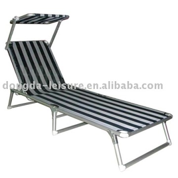 Outdoor folding bed
