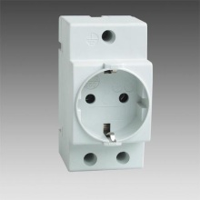 Europe Type Din Rail Mounted Modular Socket