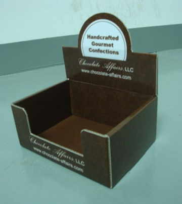 AEP shop chocolate paper display box