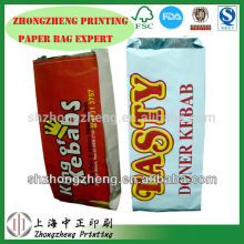 Plain White Foil Lined Bag