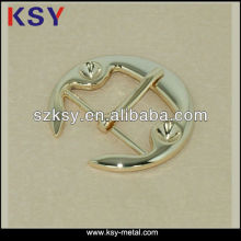 Gold small pin shoe buckles