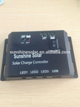 New design 10A solar controller with USB