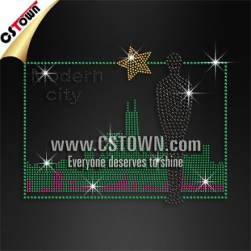 Custom Logo Design Hotfix Bling Transfer Rhinestone Motifs