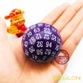 Bescon Polyhedral Dice 100 Sides Dice, D100 die, 100 Sided Cube, D100 Game Dice, 100-Sided Cube of Purple Color