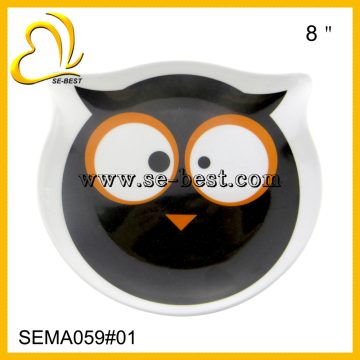 8" MELAMINE CANDY DISH; PLASTIC CHRISTMAS DISH