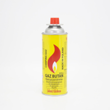 canister 227g butane gas can with valve