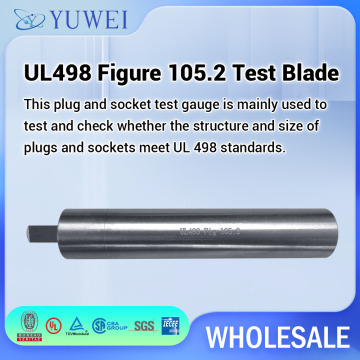 America Standard UL498 Figure 105.2 Plugs and Sockets Test Gauge Test Blade
