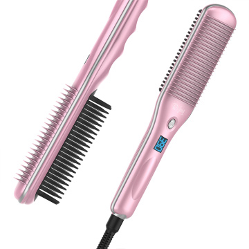 hair straightening brush for short hair