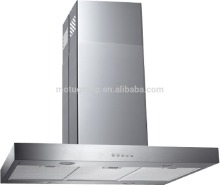 Euro style mini range hood with flat filter