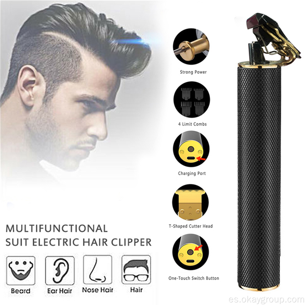 Suministros promocionales de barbero al por mayor con clipper del pelo de salón