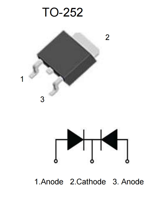 YZPST-MBRD30100CT TO-252